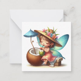 Fairy Fantasy Note Card Mitteilungskarte
