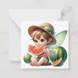 Fairy Fantasy Note Card Mitteilungskarte