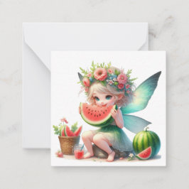 Fairy Fantasy Note Card Mitteilungskarte