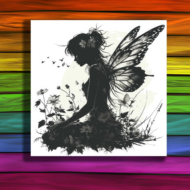 Fairy Fantasy Silhouette Fotodruck (Queen of the Fairies)