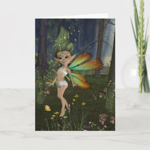 Fairy Feena - Grußkarte Karte