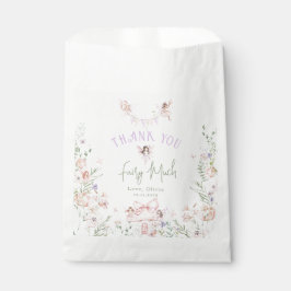 Fairy First Birthday Whimsical garden Lilac Geschenktütchen
