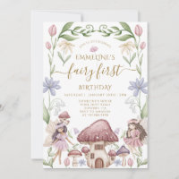 Fairy First Enchanted Forest Girl 1. Geburtstag