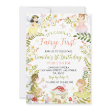 Fairy First Floral Garden Birthday Party