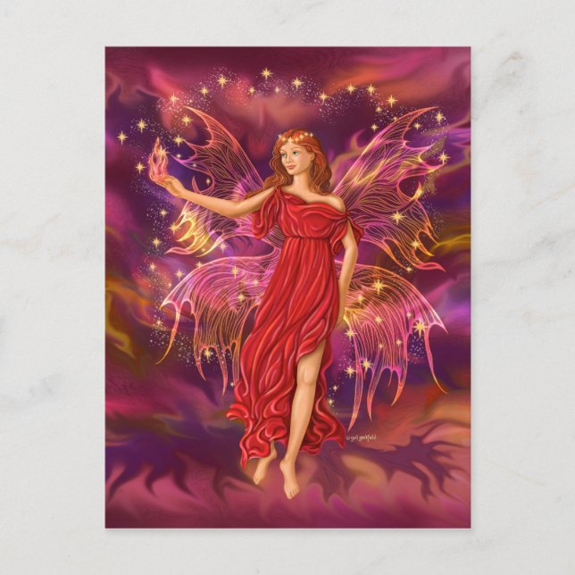Fairy Flame Postkarte (Vorderseite)