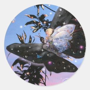 Fairy Flight! Runder Aufkleber