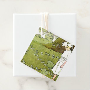 Fairy Floral Garden Bezauberter Wald Girl Geburtst Geschenkanhänger