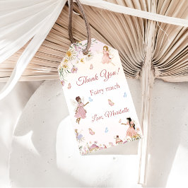 Fairy Floral Girl Geburtstagsparty Geschenktags Ta Geschenkanhänger