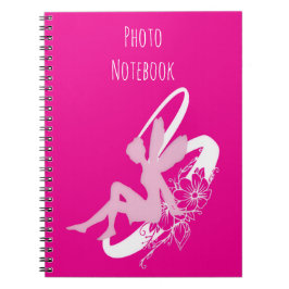 Fairy Flower Spiral Photo Notebook Notizblock
