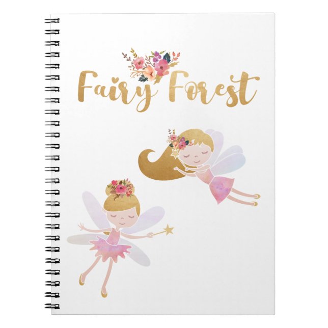 Fairy Forest Notebook Notizblock (Vorderseite)