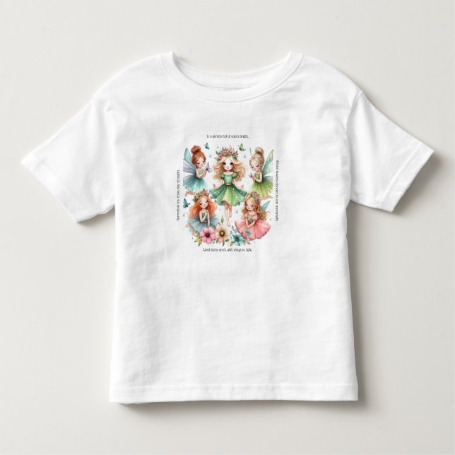 Fairy Fun Kleinkind T-shirt (Vorderseite)