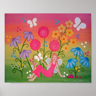 Fairy Garden - 8x10 Mutter Tochter Mädchen Kinder Poster