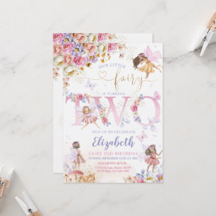 Fairy Garden Birthday Fairy Forest Einladung