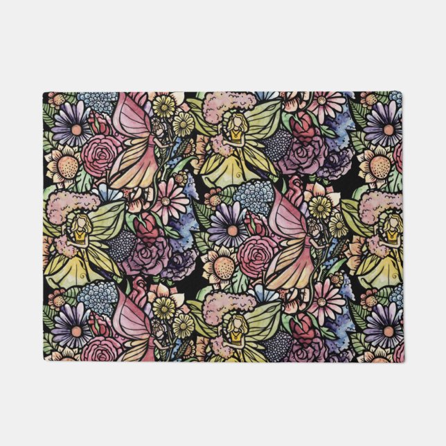 Fairy Garden Gardening Flower Gardens Fairies      Fußmatte (Vorderseite)