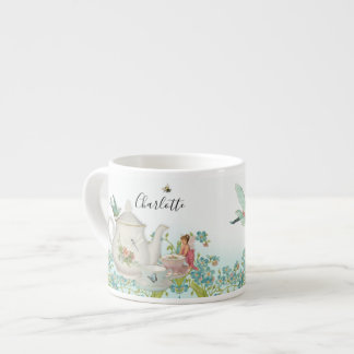 Fairy Garden Tee Party Blauer Libelle Espressotasse
