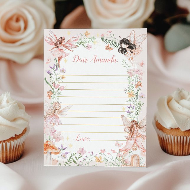 Fairy Garden Time Capsule Note Card Dankeskarte (Von Creator hochgeladen)