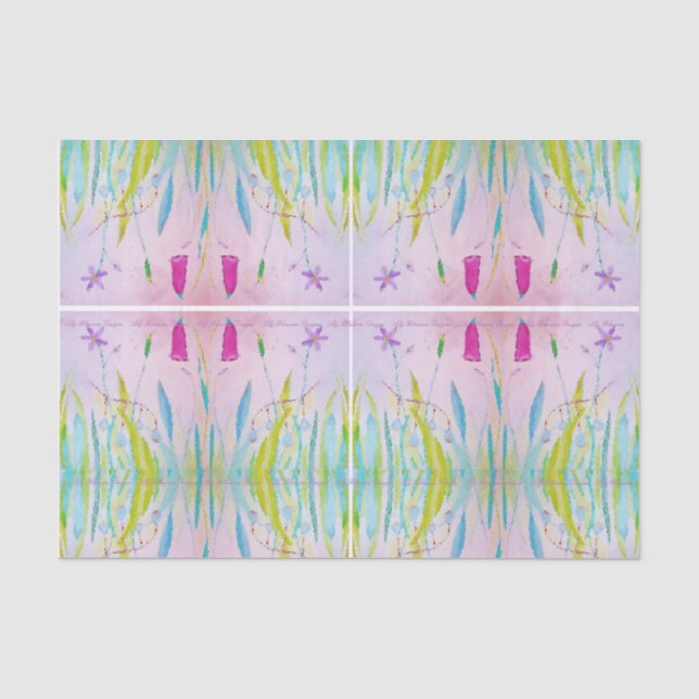 Fairy Garden Tissue Paper Seidenpapier (Vorderseite)