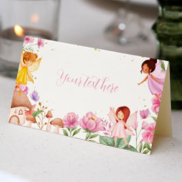 Fairy Girl Birthday Party Platzkarte