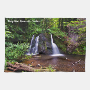 Fairy Glen Wasserfall Küche Teetuch Geschirrtuch