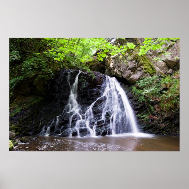 Fairy Glen Wasserfall, Rosemarkie, Schottland Post Poster (Vorne)