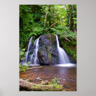 Fairy Glen Wasserfall, Rosemarkie, Schottland Post Poster