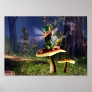 Fairy Glitzern Poster