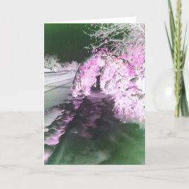 Fairy Glow Pink Grußkarte Karte