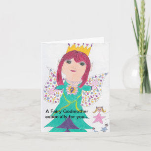 Fairy Godmutter Birthday Wish Karte