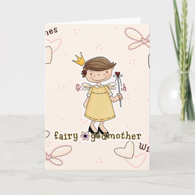 Fairy Godmutter Karte (Vorderseite)