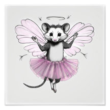 Fairy Godmutter Mouse Poster