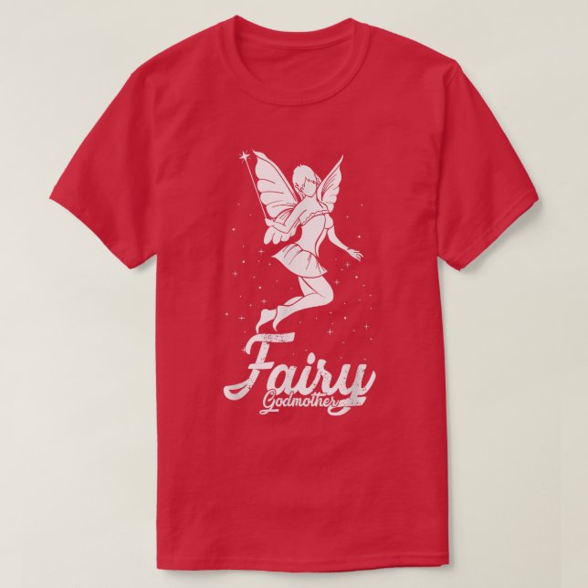 Fairy Godmutter T GodMom 2. Mama Godparent T-Shirt (Design vorne)