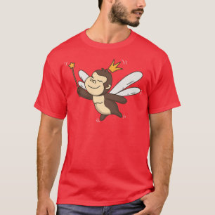 Fairy Gorilla Wildlife Mystical Animal Gorilla Fai T-Shirt