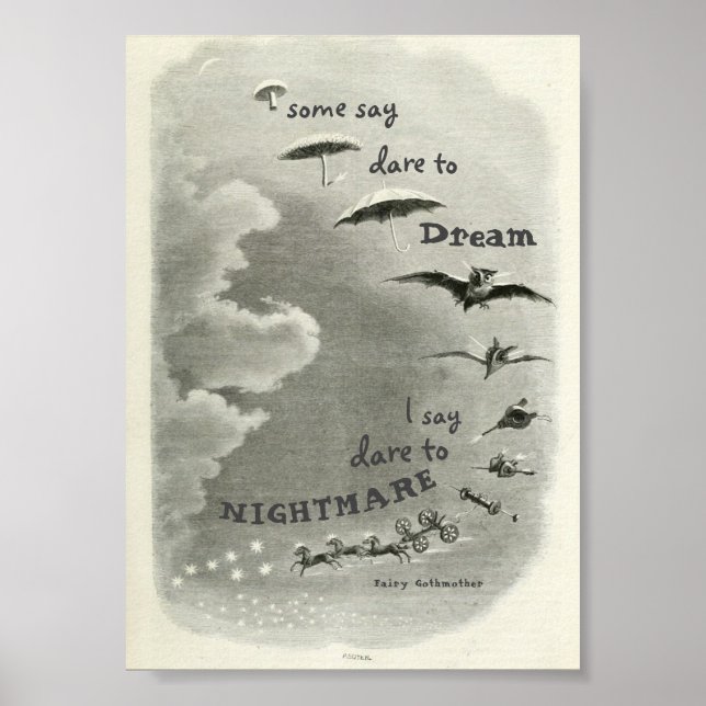 Fairy Gothmutter wagt den 5 x 7 Druck zum Albtraum Poster (Vorne)