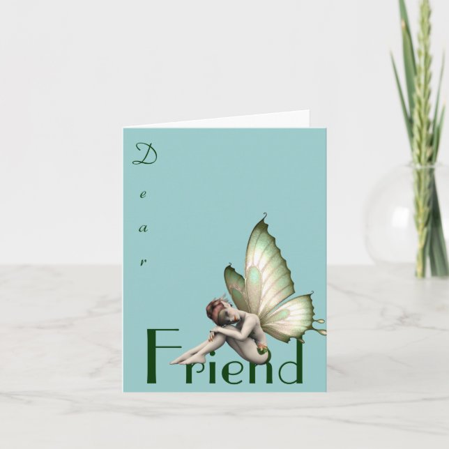 Fairy Greeting Card Karte (Vorderseite)