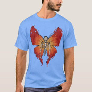 Fairy Grunge Ästhetische Butterfly Skelett Kunst, T-Shirt