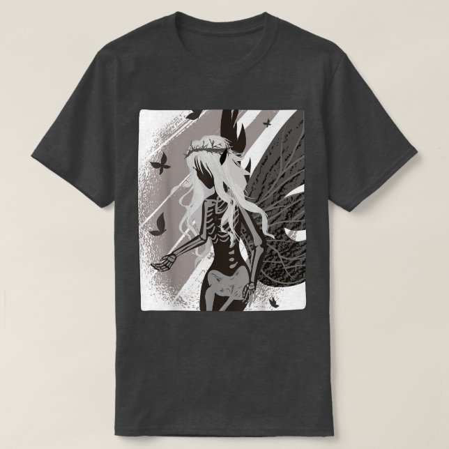 Fairy Grunge Dark Fairycore-Cotgoblincore T-Shirt (Design vorne)