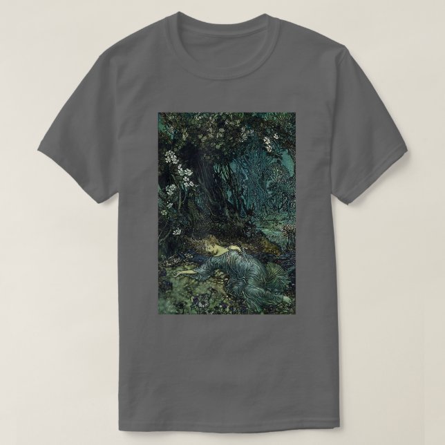 Fairy Grunge Fairycore Ästhetik Dark Cotattcore T-Shirt (Design vorne)