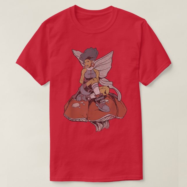 Fairy Grunge Fairycore Ästhetische Anime Cotattacc T-Shirt (Design vorne)