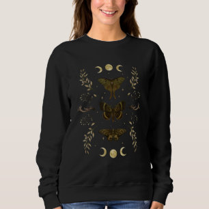 Fairy Grunge Fairycore Ästhetische Goth Luna Moth  Sweatshirt