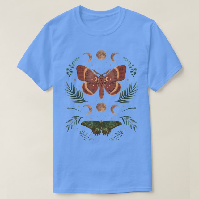 Fairy Grunge Fairycore Ästhetische Goth Luna Moth  T-Shirt (Design vorne)