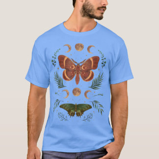 Fairy Grunge Fairycore Ästhetische Goth Luna Moth  T-Shirt