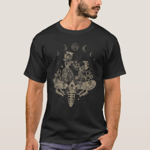 Fairy Grunge Fairycore Ästhetisches Skelett Goth L T-Shirt