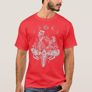 Fairy Grunge Fairycore Ästhetisches Skelett Goth L T-Shirt