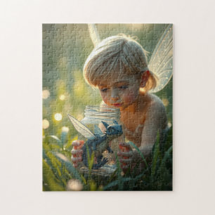 Fairy hat einen Babydrachen gefangen