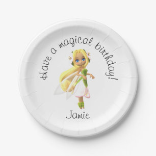 Fairy "Have a Magical Birthday" Party Paper Teller