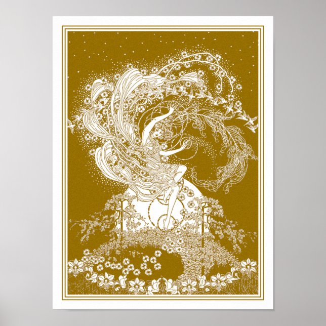 Fairy Illustration von Dorothy Lathrop Poster (Vorne)