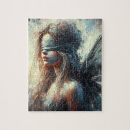 Fairy in einer Blindfalte