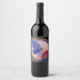 Fairy in Moonlight Food oder Wine Label Set Weinetikett