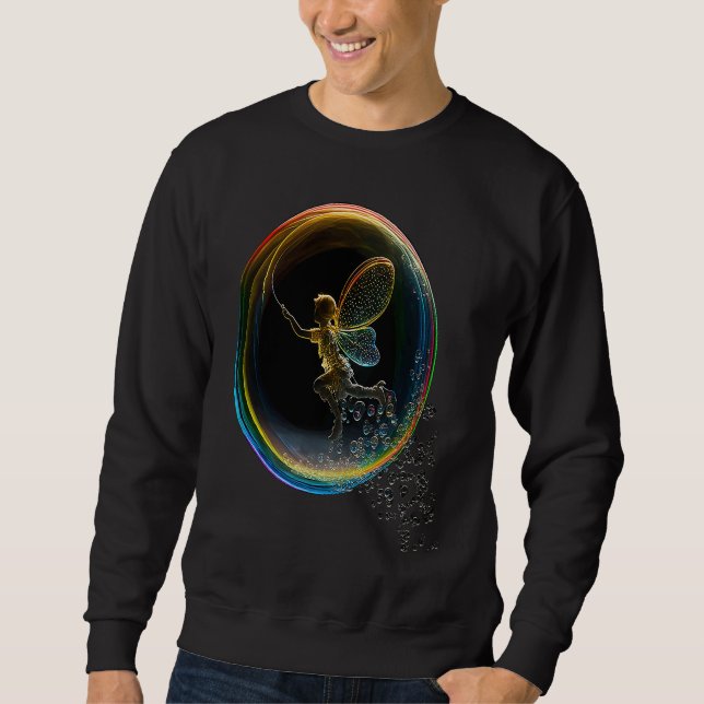 Fairy in soap bubble  Fairies Sweatshirt (Vorderseite)