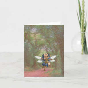 Fairy in the Forest Birthday Card Karte